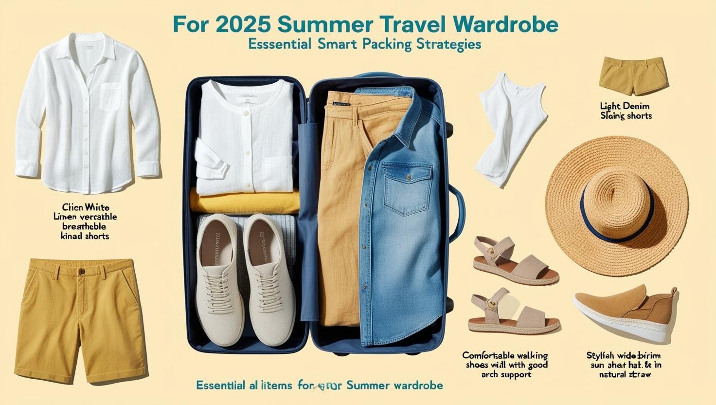 2025 Summer Travel Wardrobe Essentials: Pack Smart!