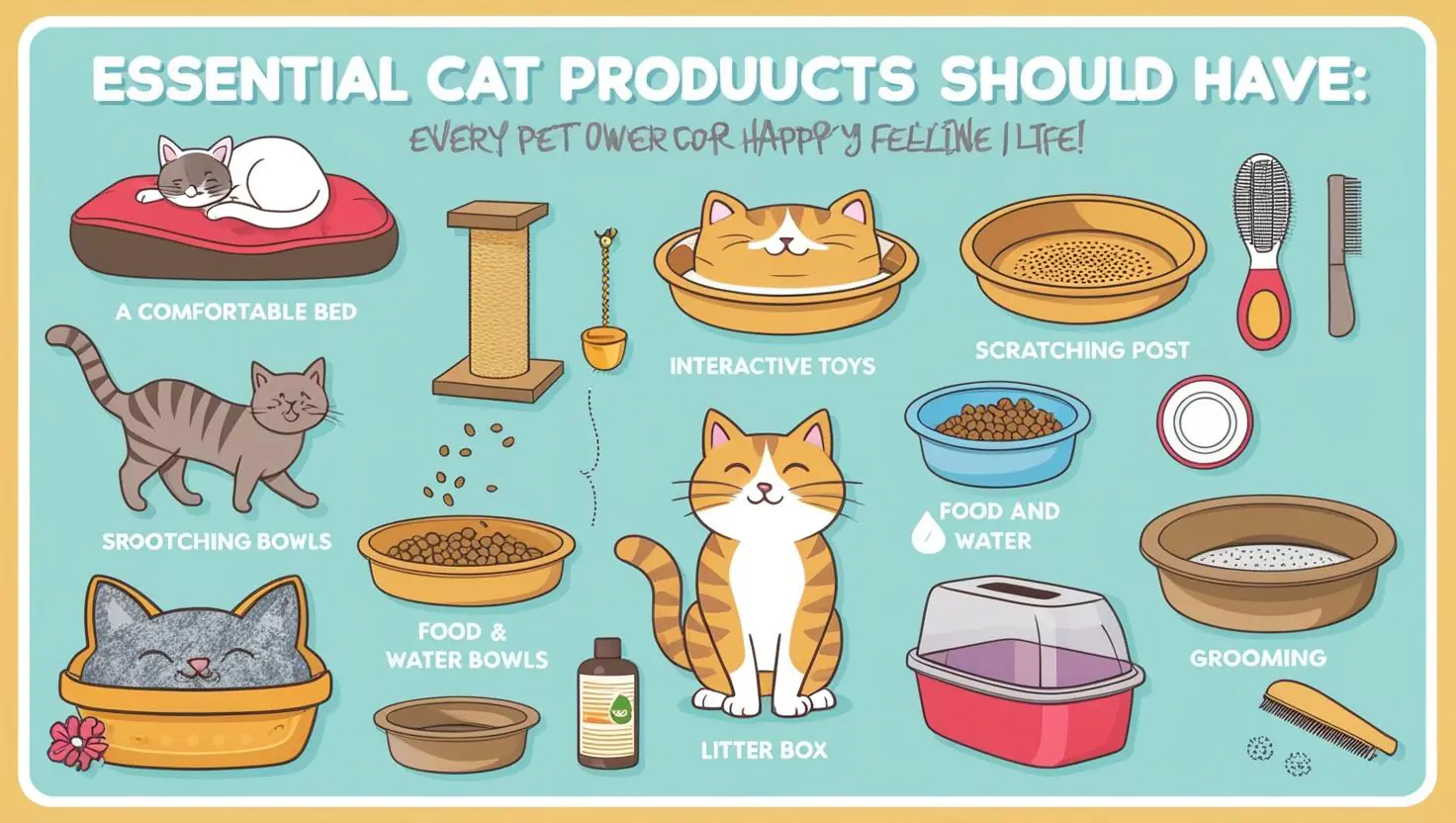Essential Cat Products Every Pet Owner Should Have for a Happy Feline Life