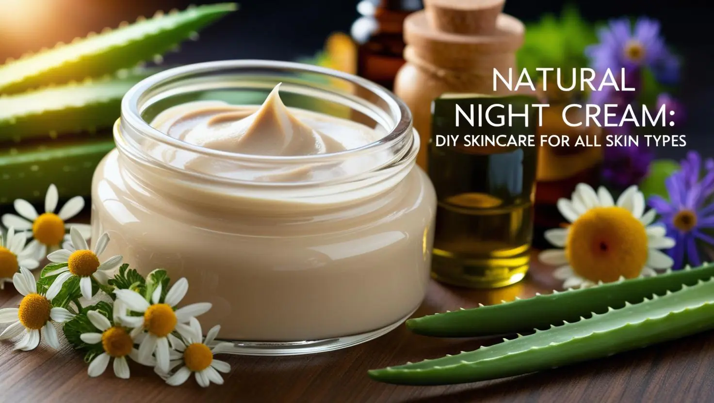 Natural Night Cream : DIY Skincare for All Skin Types