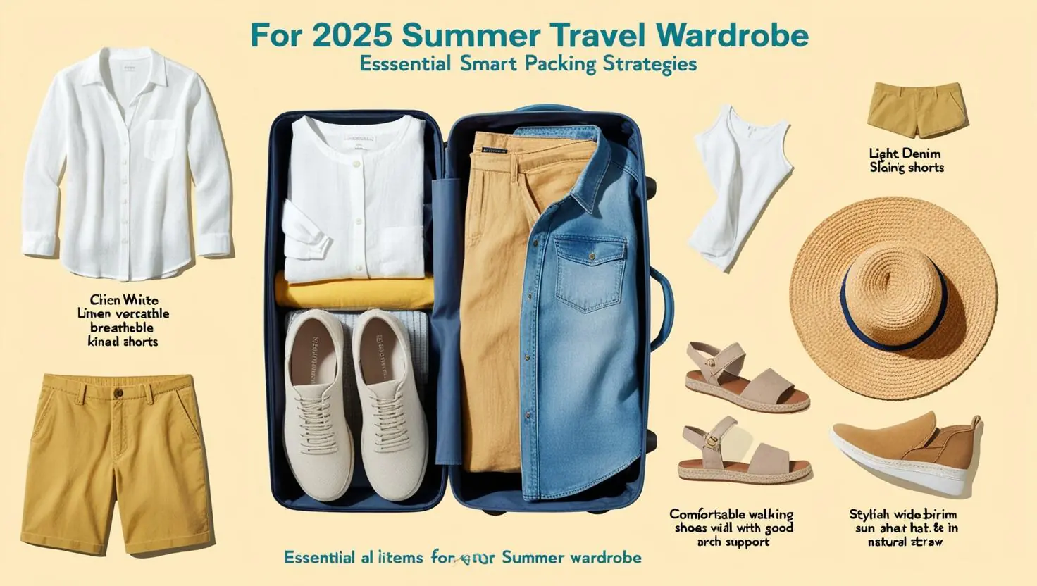 2025 Summer Travel Wardrobe Essentials: Pack Smart!
