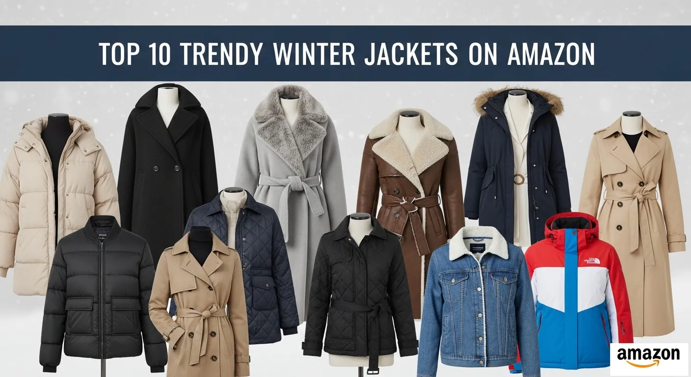 Top 10 Trendy Winter Jackets on Amazon